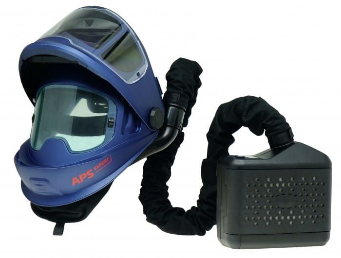 Przyłbica z nawiewem podnoszona / kompletna jednostka nawiewowa/ torba