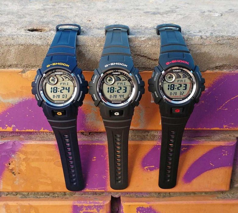 Електронний годинник Casio G-SHOCK G-2900F-1VER та G-2900F-2VER