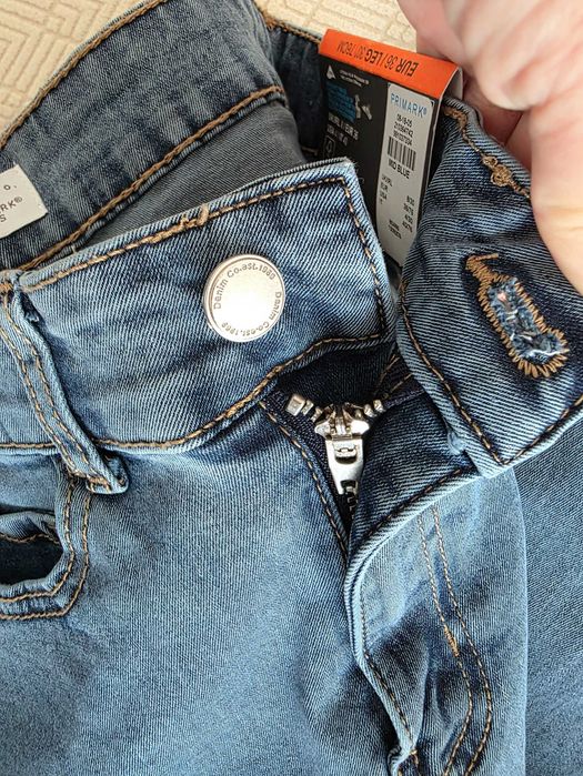 NOVAS com etiqueta | Calças de ganga azuis skinny, tamanho 36