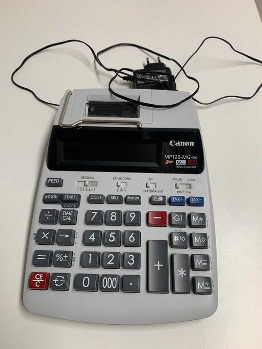 Calculadora Canon MP120-MG-es com impressão — 12 dígitos