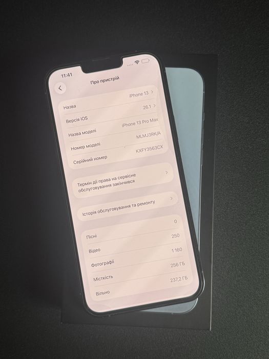 iPhone 13 Pro Max 256gb Sierra Blue