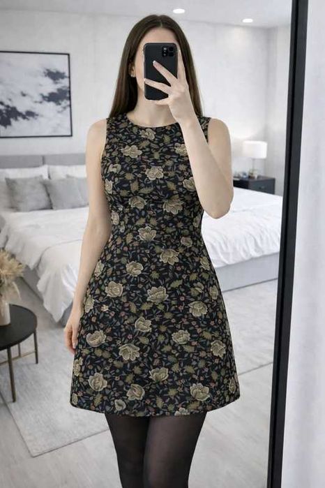 Rozmiar XS ZARA krótka sukienka