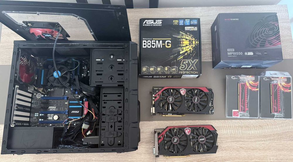 PC Gaming e componentes extra p desocupar