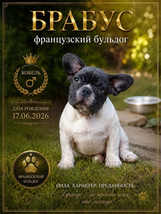 Щеня французький бульдог