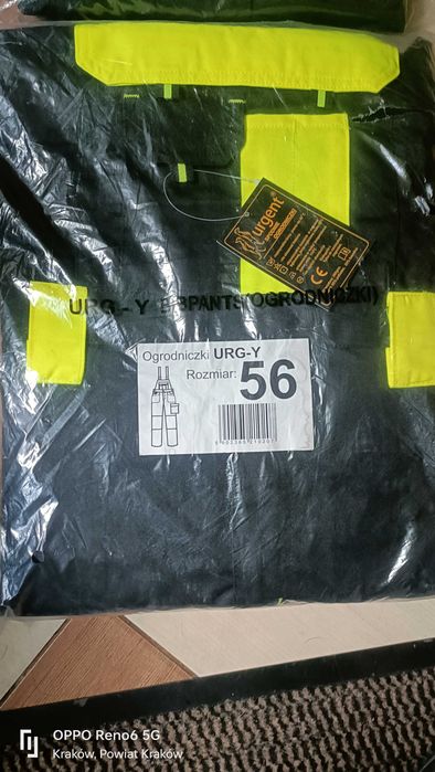 kurtka spodnie odblaskowe r56