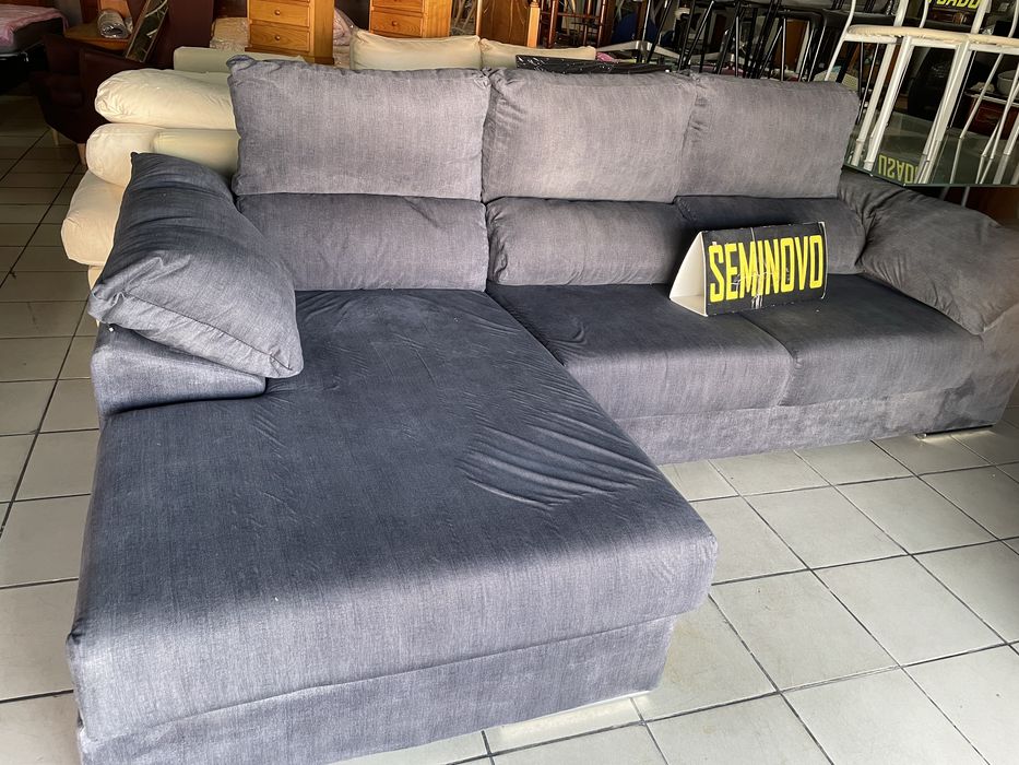 Sofá Chaise Long em Tecido