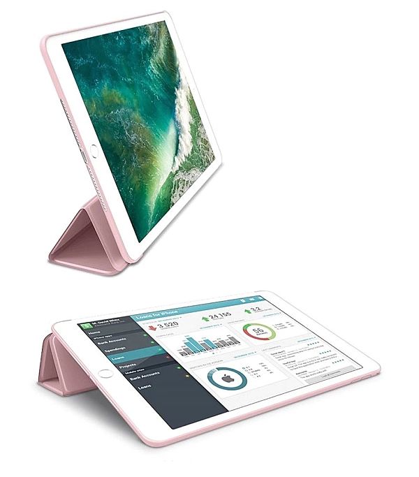Etui Tech-Protect Smartcase do iPad 6 - 9.7/2017 / 2018 rose gold