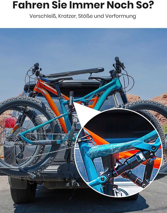 Ochrona ramy roweru |Zestaw 4 szt.