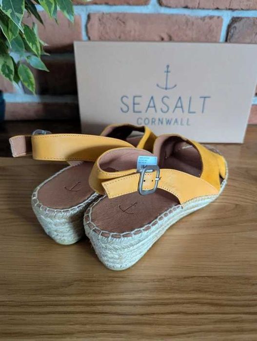 Seasalt Cornwall zamszowe espadryle 100% skóra naturalna 40/41