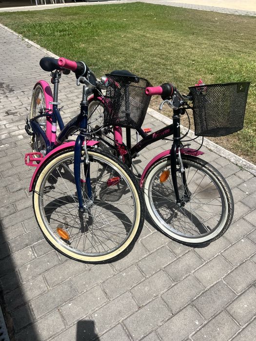 2 Bicicletas B'TWIN Criança – 20" e 24" – Cesto