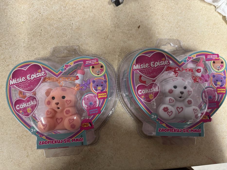 Misie episie x4szt różne kolory nowe mikołajki prezent