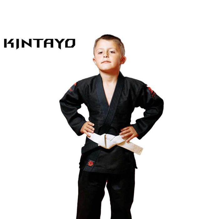 Дитяче кімоно для Джиу-Джитсу Kintayo 350 г/м² | 120–150 зріст + ПОЯС