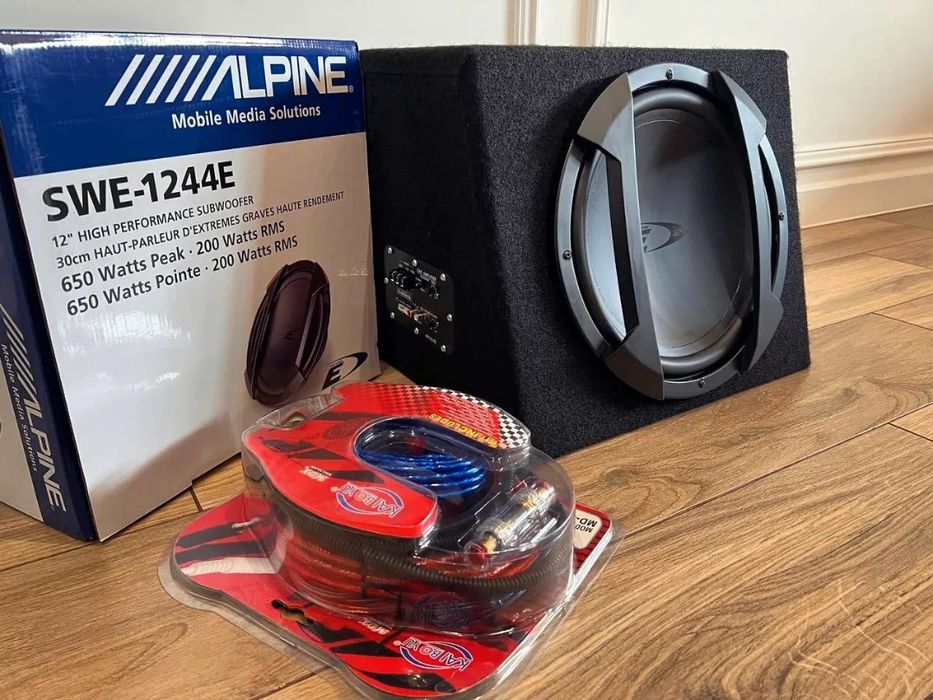 Сабвуфер Alpine SBG-1244 30см сабвуфер алпайн