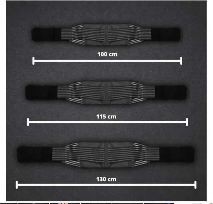 Przeciwbólowy pas magnetyczny na kręgosłup lędźwiowy, na plecy.