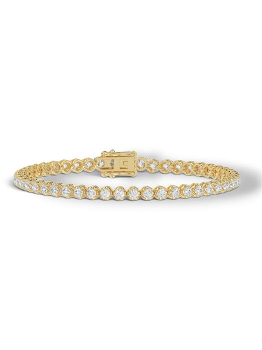 Nowa bransoletka tenisowa złoto pr 585, diamenty 3ct. certyfikat IGI