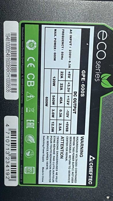 ПК core i3 9100f. rx 480(4gb). asus h310r2