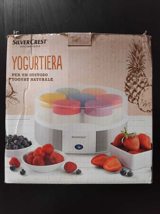 Iogurteira Silvercrest como nova em caixa sem os copos
