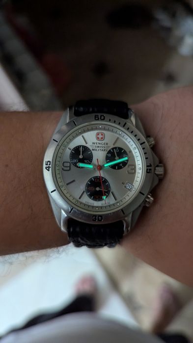 Часы Wenger swiss military, годинник швейцарський хронограф