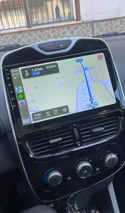 Rádio Android 14 com GPS Renault Clio 4 (Novo)