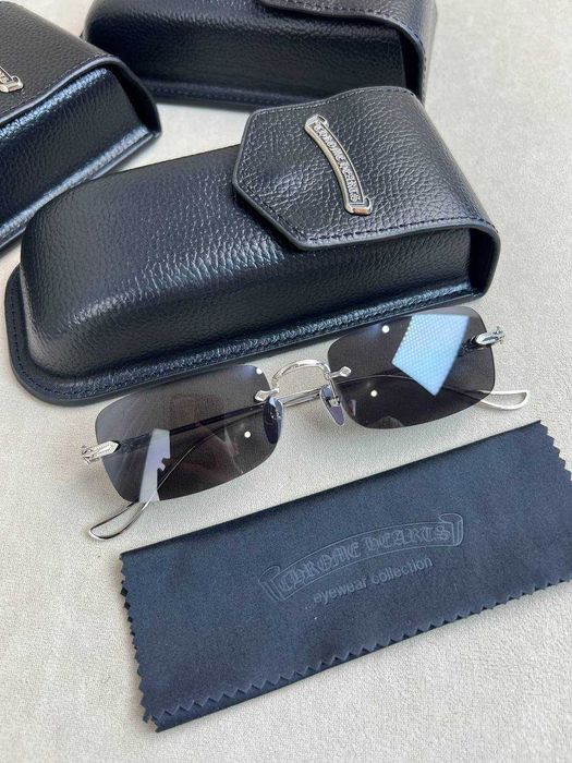 Мужские очки Chrome Hearts темные очки Хром Хартс солнцезащитные g201