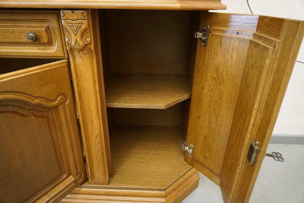 Kredens Witryna z Komodą Podświetlana szer. 187 cm  (p-869)  -10% -10%