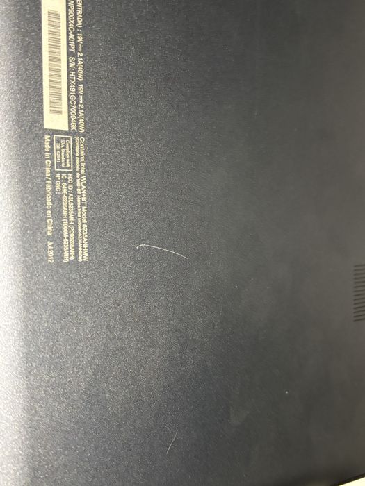 Computador/Notebook Samsung Modelo: NP900X4C 2012