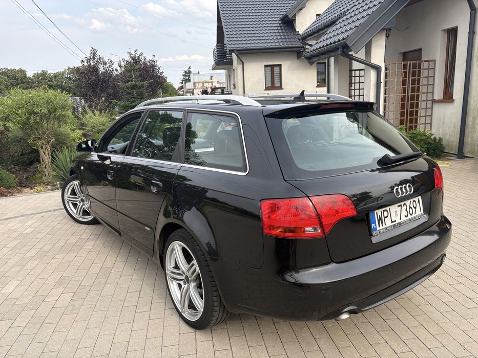 Audi A4 B7 Avant S-line 2.0 TDI 170 KM  | Bogate wyposażenie