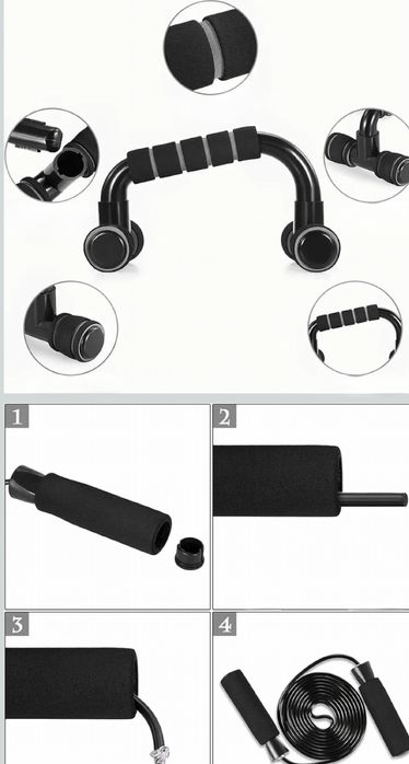 Zestaw do ćwiczeń. 5 elementów. Zestaw fittness