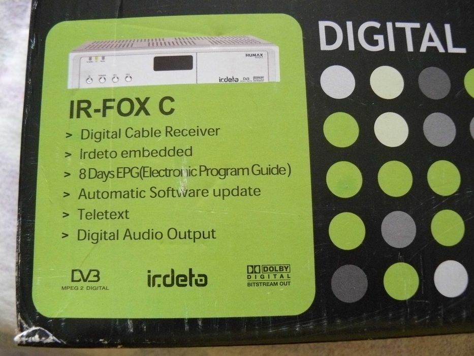 Dekoder Humax z pilotem