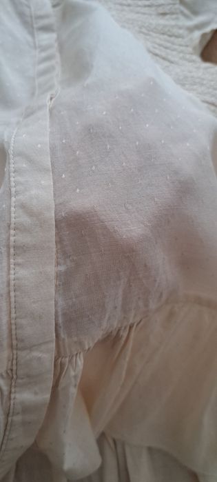 Zara elegancka bluzka z krótkim rękawem 146cm