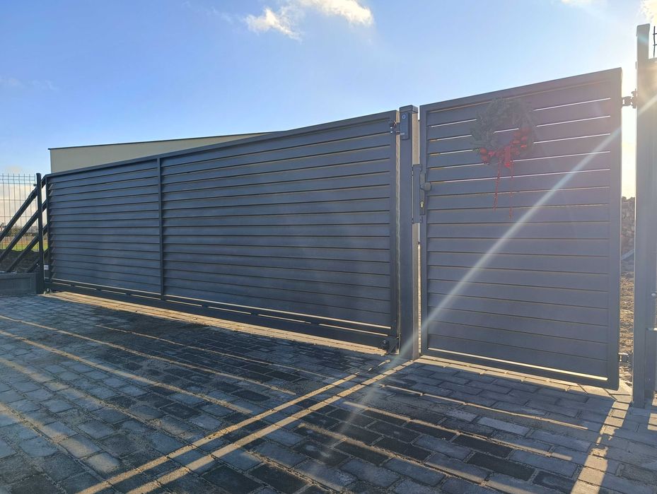 Brama palisada, wjazdowa, dwuskrzydłowa- PRODUCENT