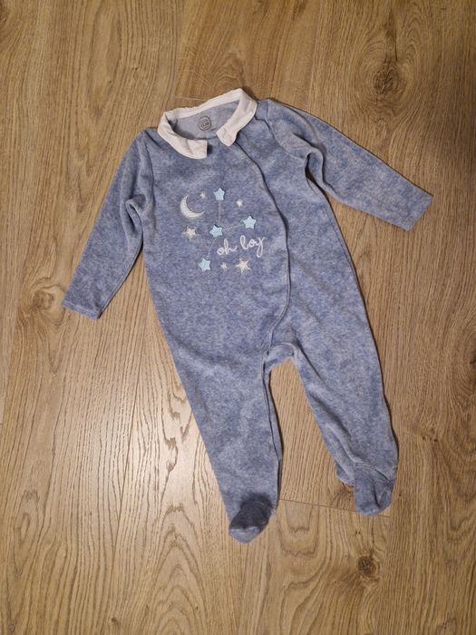 Welurowe body niemowlęce