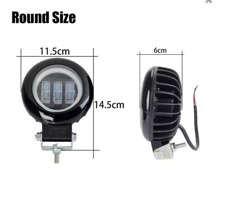 Лед фара 12v 30 Вт  на мото  , вело та электро  , самокат