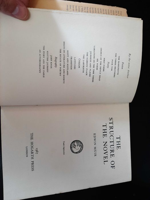 Edwin Muir - The Structure of the Novel - The Hogarth Press