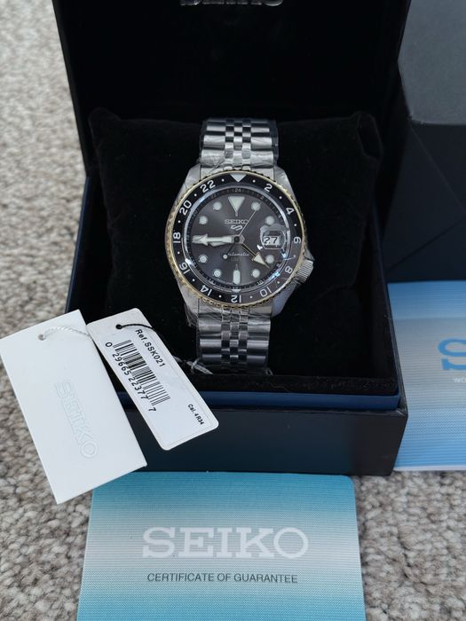 Чоловічий годинник Seiko 5 Sports GMT SSK021K1 Automatic Made in Japan