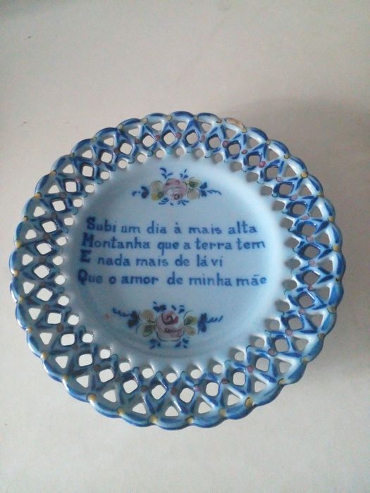 Prato Antigo Falante de loiça de ALCOBAÇA(21cm)