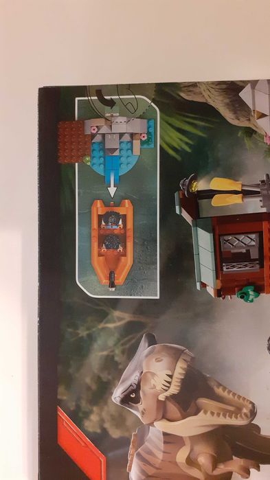 Lego 76975 Jurassic World Ucieczka rzeką przed tyranozaurem Nowy