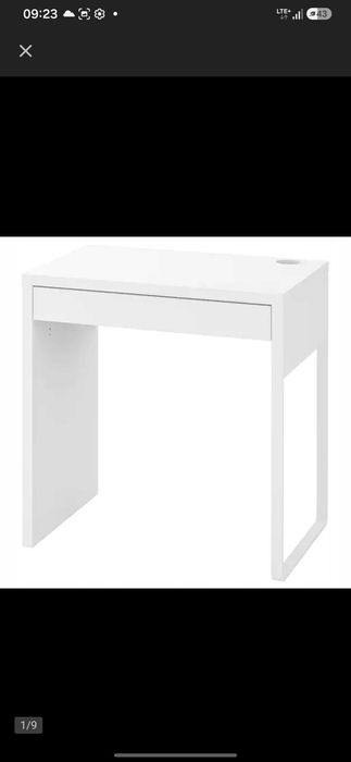 Biurko micke ikea