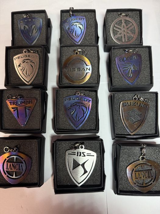 Премиальный титановый брелок (Handcrafted) в подарочной упаковке