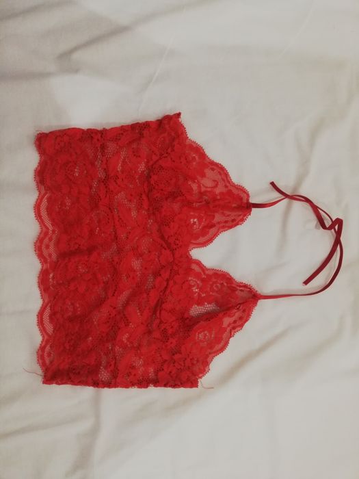 Bralette vermelha
