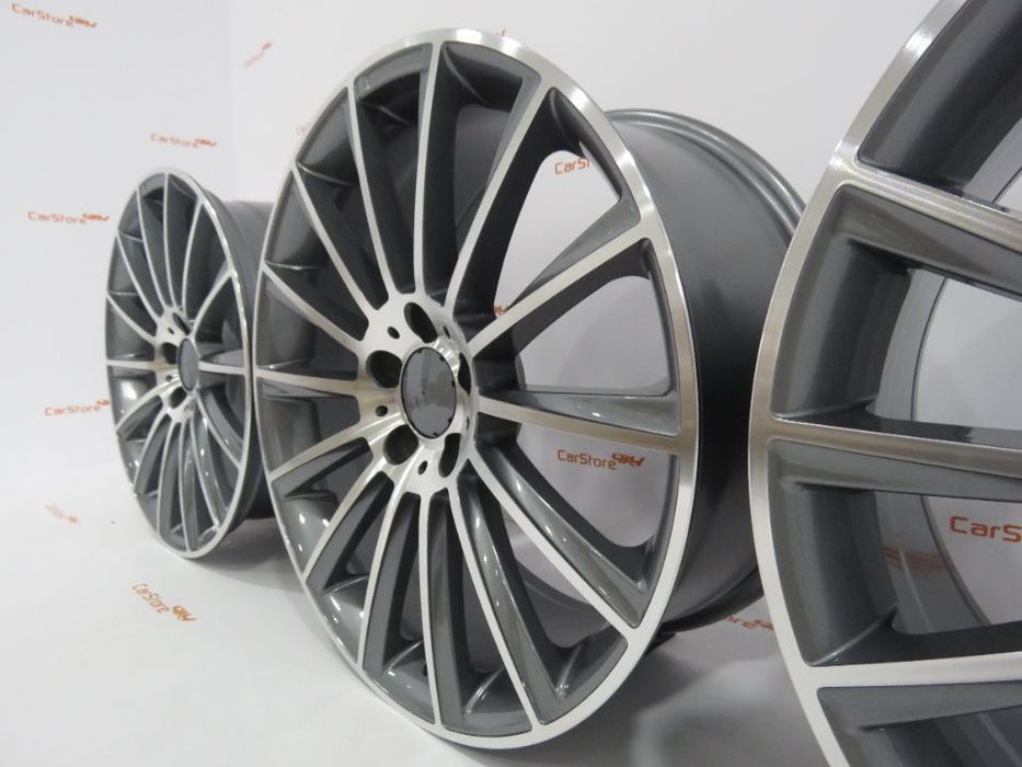 Jantes Look Mercedes Turbine 19 8.5+9.5 et35 5x112 Antracite