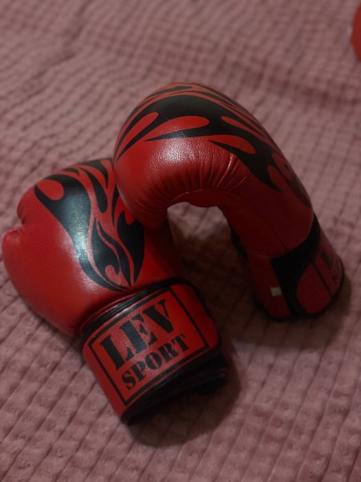 Дитячі боксерські рукавички Lev Sport 10 розмір та Боксерські накладки