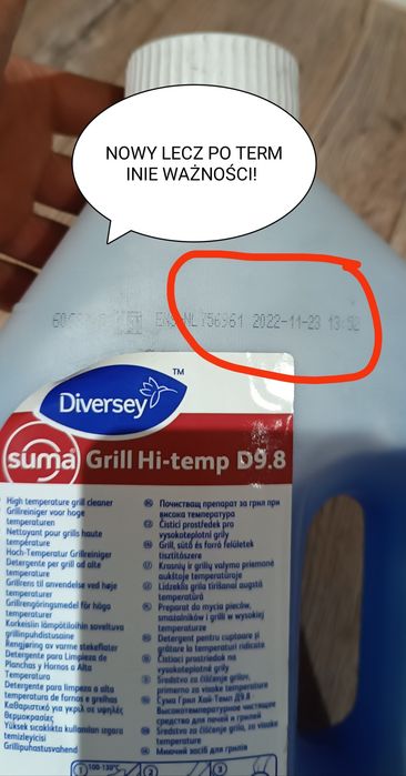 Preparat do czyszczenia pieców, smażalników i grilli  Diversey Suma