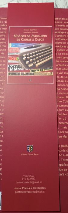 60 Anos de jornalismo de causas e casos - António D. Vieira