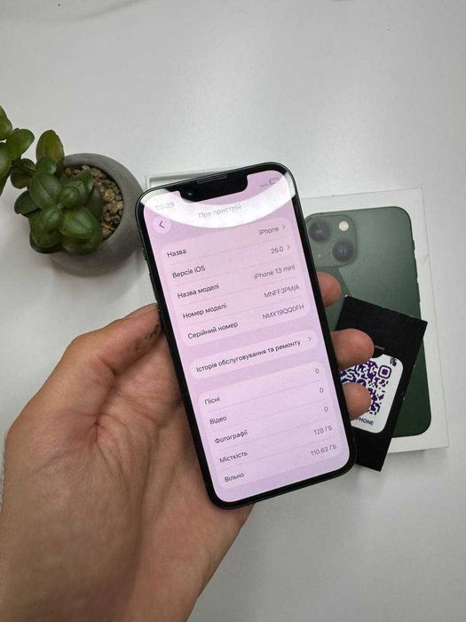 Iphone 13 mini 128 gb, ідеальний стан, айфон 13 міні 128 гб
