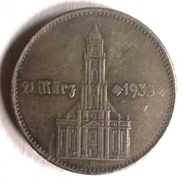 5 marek 1934 Kościół Garnizonowy w Poczdamie z datą