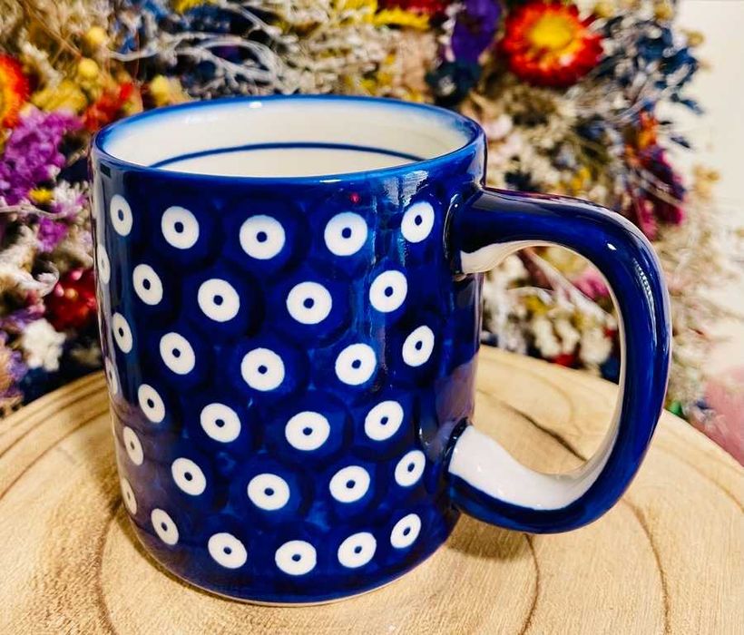 Ceramika Bolesławiec. Kubek 400 ml (1478)