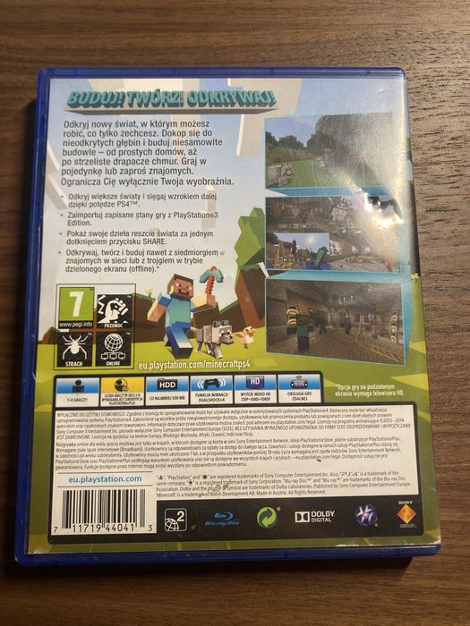 Gra na PS4 „Minecraft”