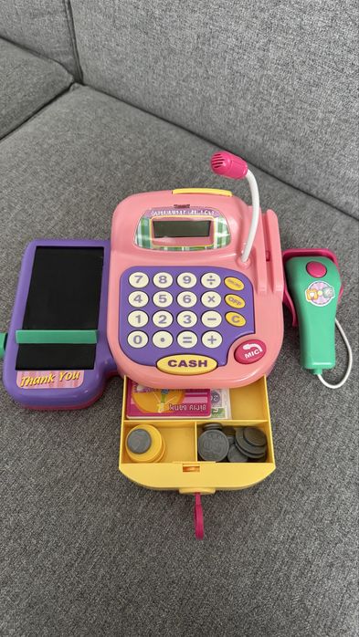 Ігрова каса дитяча рожева