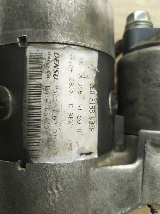 Стартер Smart Fortwo,City,Forfour,Roadster